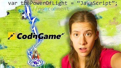 Thor Teaches Girls to Code in JavaScript | CodinGame (Part 1) - Educational Gameplay
