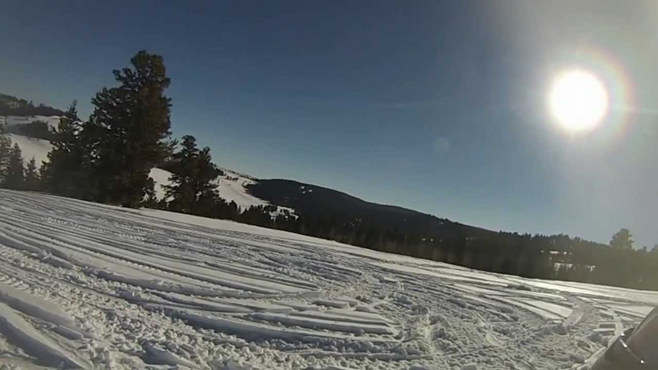 Gopro Sledding And Snowmobiling At Peter Sinks Utah