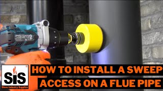How to Install a Sweep Access Hatch on a Flue Pipe | Stove Industry Supplies
