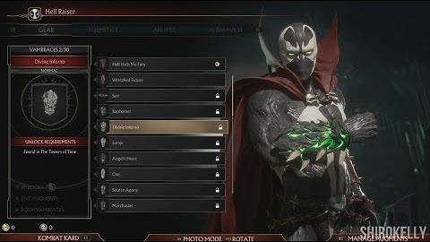 Mortal Kombat 11 : Spawn Character Customization / All Outfits & Gear
