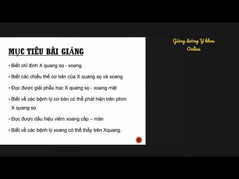 XQUANG SỌ và XOANG VÙNG MẶT