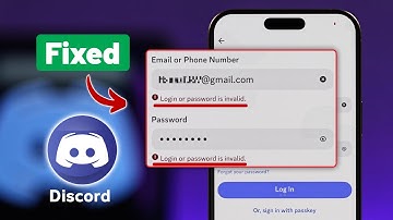 Discord: How To Fix Login or Password is invalid Error [Solve Discord Login Error]