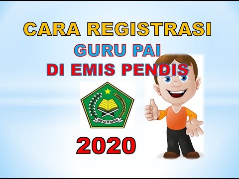 tutorial registrasi emis PAI 2020 I aplikasi emis pendis kemenag