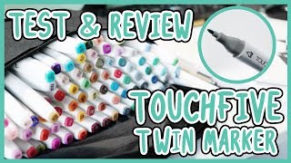 TEST & REVIEW TOUCHFIVE TWIN MARKER (y en muchos papeles xD)