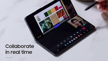 How to video chat in Flex Mode | Galaxy Z Fold4 | Samsung