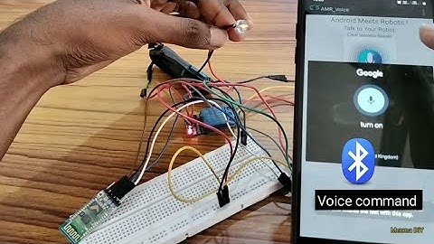 Voice command Home automation using Arduino bluetooth