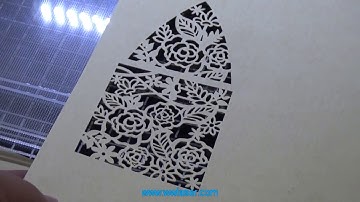 Máy laser Co2 cắt thiệp, giấy, vải da tốc độ cao