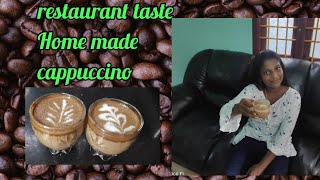 Tasty Cappuccino at home/ Restaurent taste Cappuccino in tamil/ Shanthinis kitchen