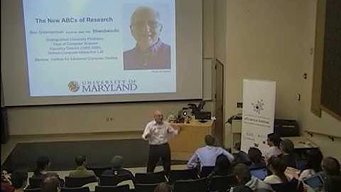 Data Science Seminar: Ben Shneiderman