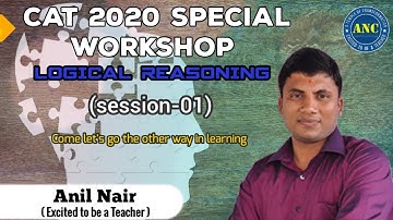 CAT 2020 Workshop Session-8 | Anil Nair Classes | Tricks ,Concepts and Shortcuts| LRDI