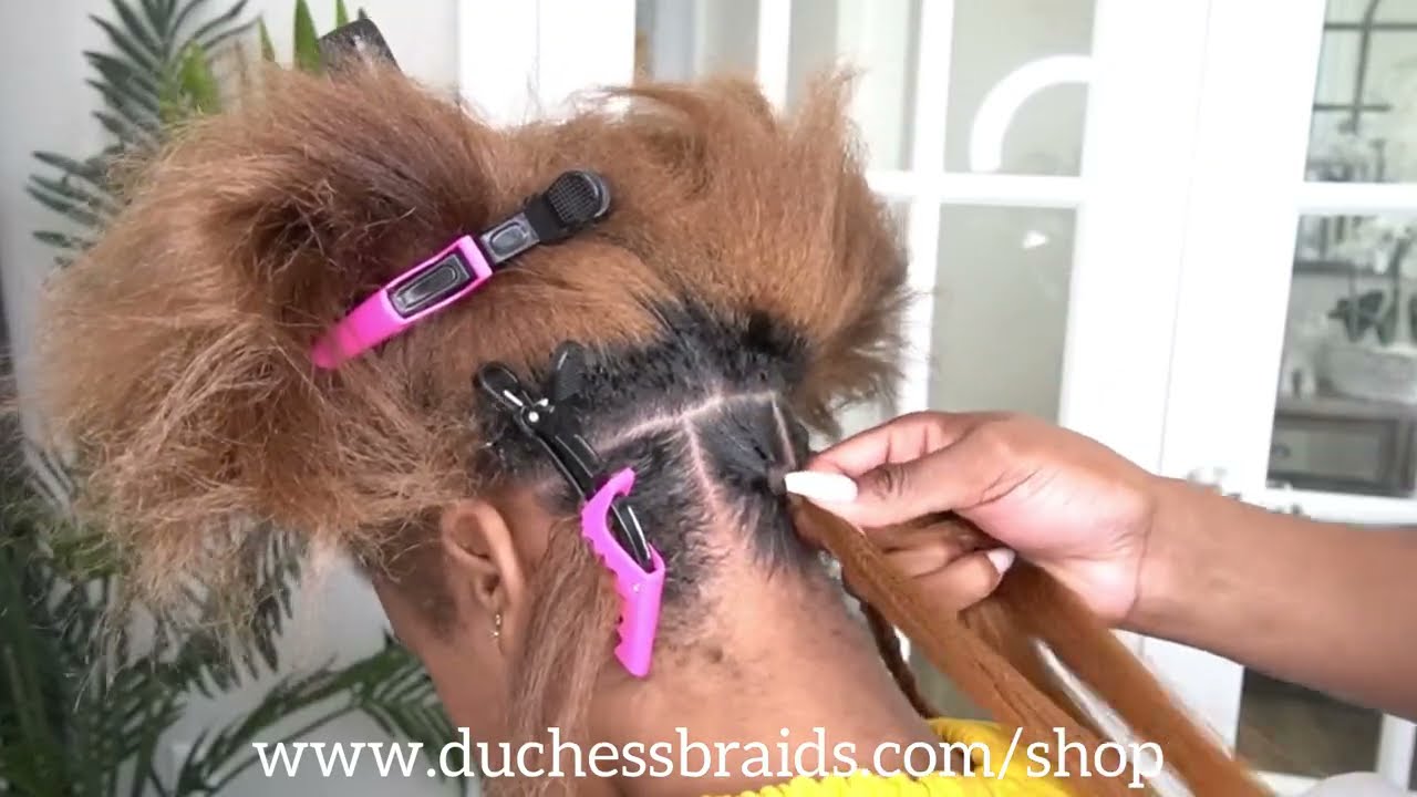 How to: Big Knotless Braids w/ Curly Ends