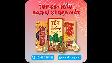 TOP 30+ MẪU BAO LÌ XÌ ĐẸP MẮT | CTy In Minh Khang