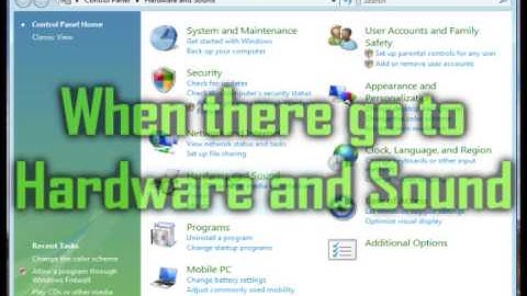 How to record sound Windows Vista