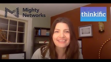 Mighty Networks compared to Thinkific for community and course creation