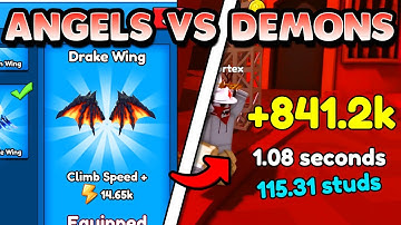 FASTEST Strategy to Beat Angels vs Demons Event in Climb and Jump Tower