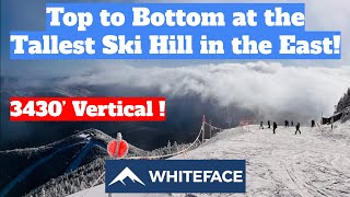 TOP TO BOTTOM at WHITEFACE MOUNTAIN (my legs were tired) | January 2024