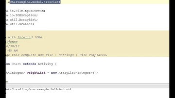 Android Mobile Development - Lecture 16 - Using the aChart Engine