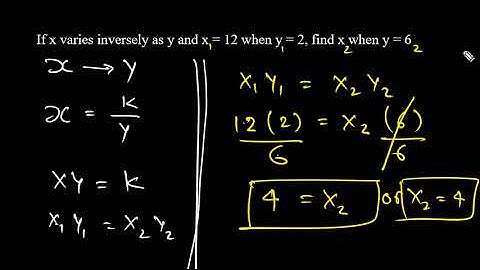 Inverse Variation Variation Functions PART 3