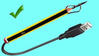 how to make a soldering iron with a pencil diy