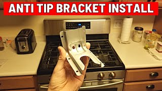 How To Install an Oven Range Anti Tip Bracket in 3 Minutes!