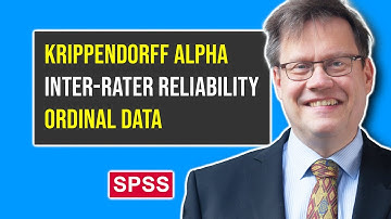 Ordinal data: Krippendorff alpha inter-rater reliability test