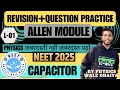 PHYSICS ALLEN MODULE SOLUTION || CAPACITOR PART-01 || CLASS 12th