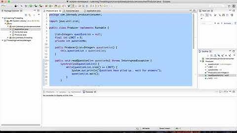 Producer Consumer Pattern Using wait and notify