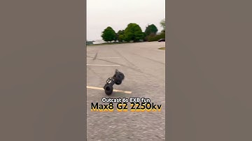 Rolling backflip over Rustler VXL 4x4 #rccars #rcbasher #rc #radiocontrol