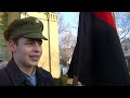 Young Ukrainian speaks about Ukrainian Insurgent Army at Parma rally