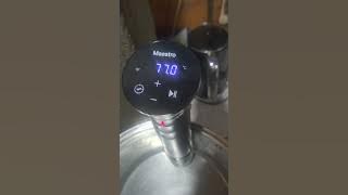 Sous vide varic Maestro G21 chyba H2O. Vraceno z reklamace!!!! Reklamovat se bude znovu.