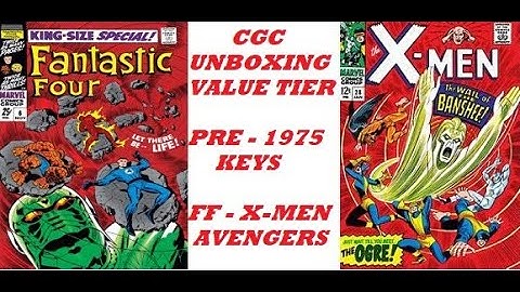 CGC Unboxing Value Tier - 15 keys before 1975