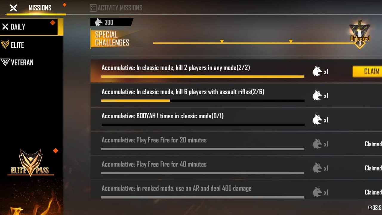 In classic mode kill 6 players with assault rifle in free ...