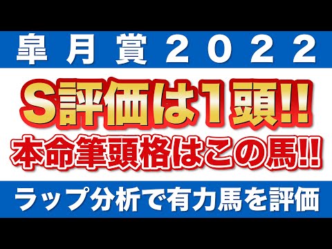 【皐月賞2022 予想】ラップ分析S評価は1頭!ドウデュース、キラーアビリティ、イクイノックスを評価!