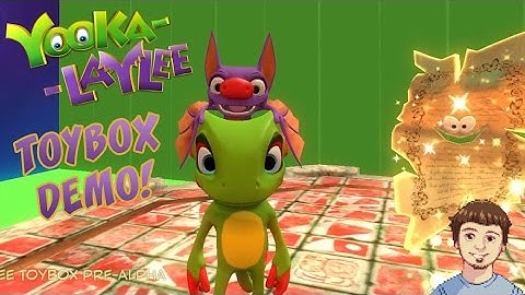 Yooka-Laylee Gameplay - Toybox Demo Pre-Alpha - 100 Quills Collected + Secret Revealed!