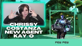 Chrissy Costanza Tries KAY/O! (New Valorant Agent)