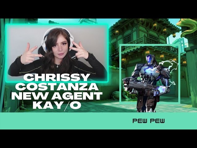 Chrissy Costanza Tries KAY/O! (New Valorant Agent)