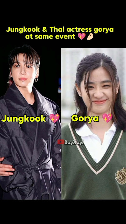 Jungkook &thai actress in same event 🤌🏻💖 #phonk #kpop #bts #btsarmy #jungkook #gorya#f4@KPOPVGK