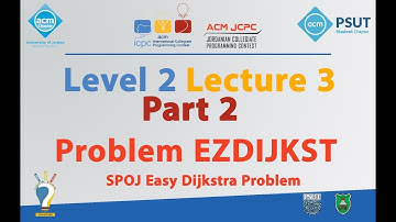 Problem SPOJ EZDIJKST | Level 2 Lecture 3 Part 2 - JCPC Summer Training 2018