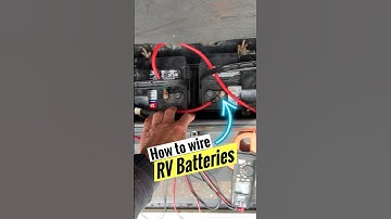 How to hook up RV batteries