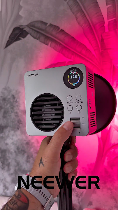 Neewer HB80C RGB Mini COB Light – Power & Colors Anywhere! 💡🎥 #shorts