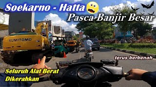 Keliling JALAN SOEKARNO - HATTA Kota Malang Setelah Banjir Besar 😰 | #motovlog #kotamalang #2025 #yt