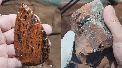 1998 - Part 1 - Rock to Point Mahogany Obsidian Windust #flintknapping