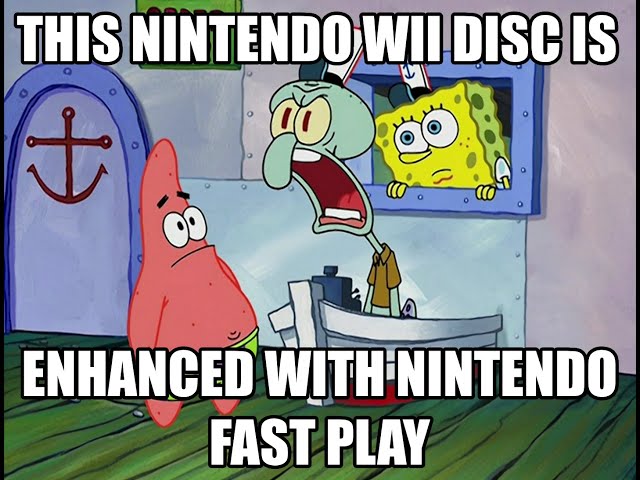 THIS NINTENDO WII DISC IS ENHANCED WITH NINTENDO FAST PLAY class=