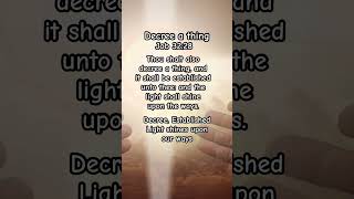 #Decree #Thing #Established #Light #Shine #Upon #Ways #Faith #Truth #Shorts #Short