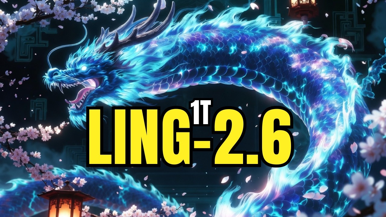 Ling-2.6-1T: Open Source Trillion-Parameter AI with 109 Tokens/sec for FREE