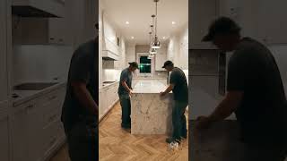 Wait for the end! 🤯 Luxury Kitchen Makeover #shorts