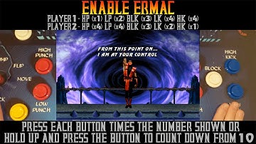 Ultimate Mortal Kombat 3 - Enable Hidden Character Ermac