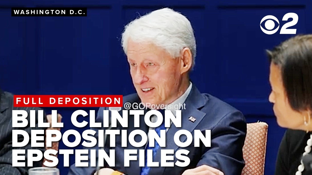#BREAKING: Bill Clinton’s 4-Hour Epstein Files deposition released