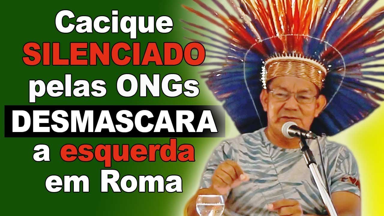 Resultado de imagem para Sínodo da Amazônia: Em Roma, Cacique Macuxi fala Toda a Verdade e Desmascara ONGs
