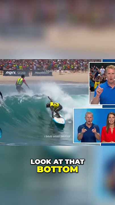Surfer's PERFECT Bottom Turn: Will It Save Them? #shorts